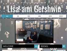 Tablet Screenshot of lisagershwin.com